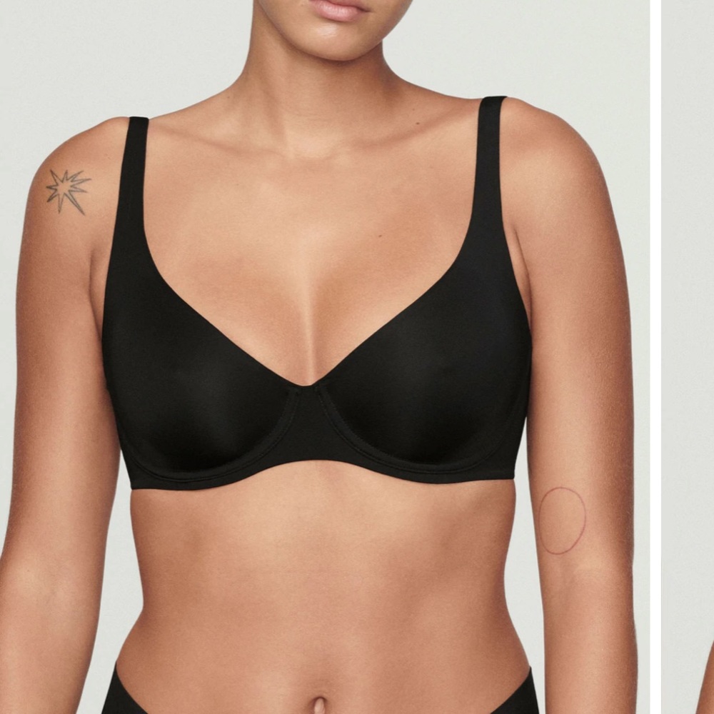 Cuup Scoop Bra in Black Size 32E